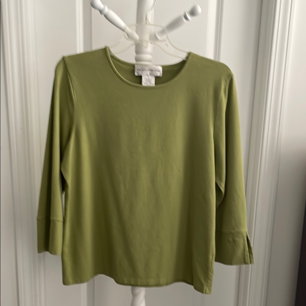 Olive Green Women's Top, one time worn, like new.
